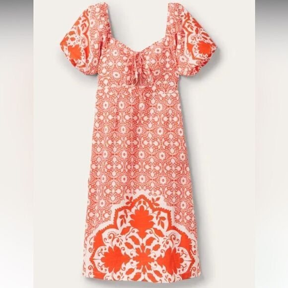 Boden Halterneck Cutout Column Dress Firecracker Bloomsbury New - Picture 10 of 11